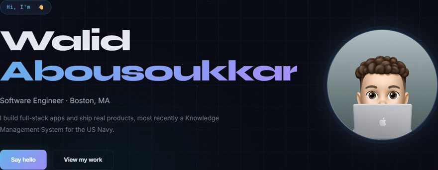 Walid Abousoukkar personal website
